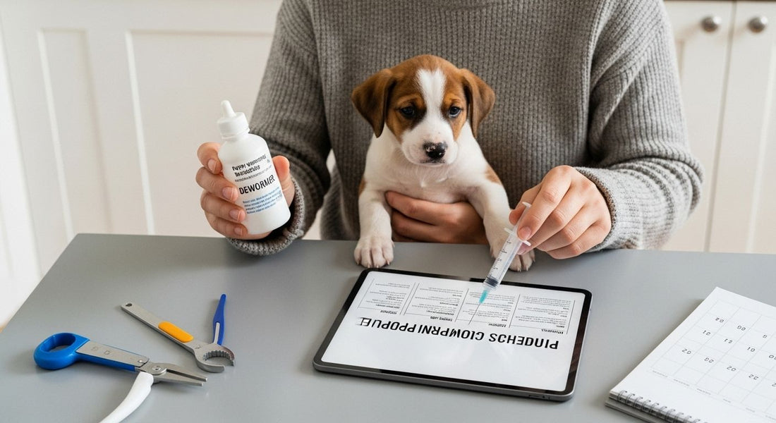puppy worming schedule