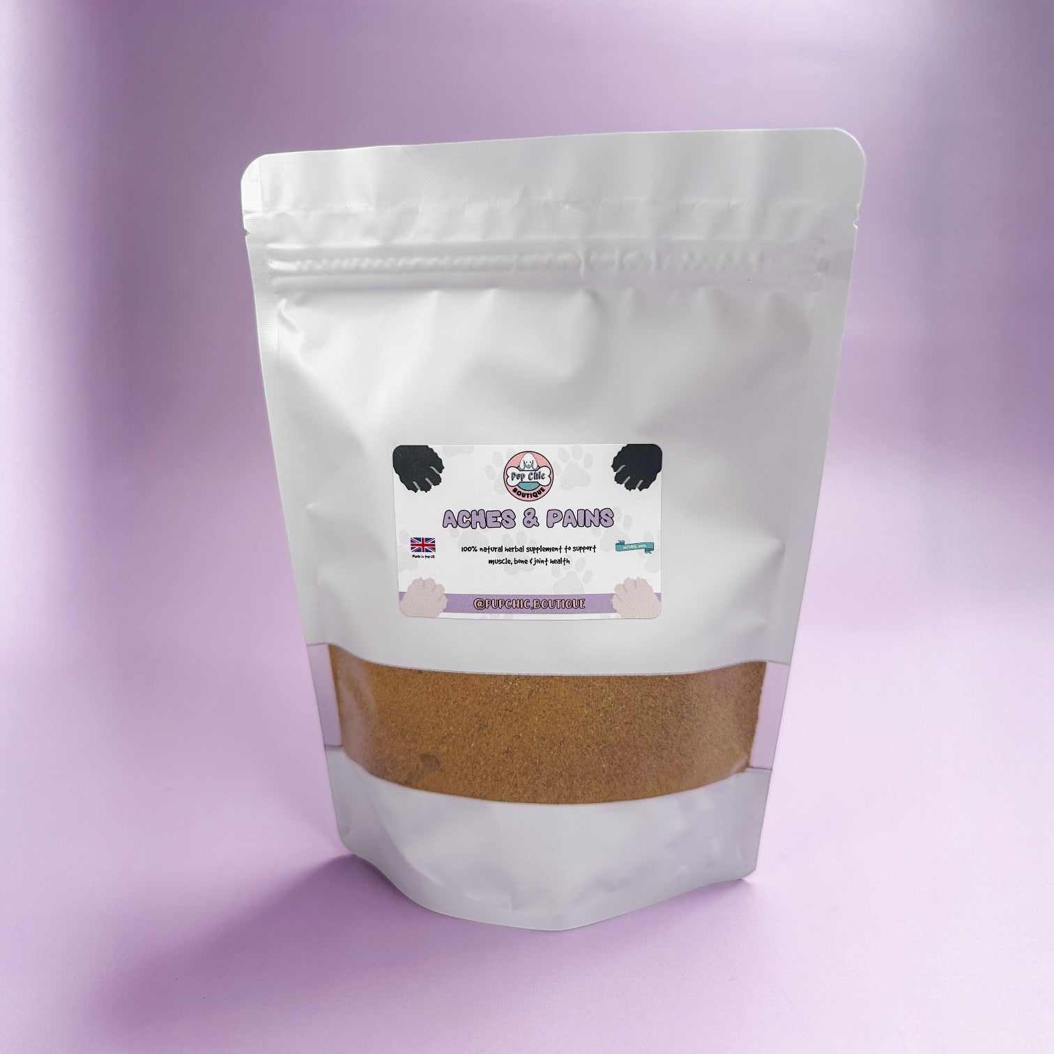 Aches, Pains & Tear Stains Dog Supplement – Natural Relief for Joints & Eyes