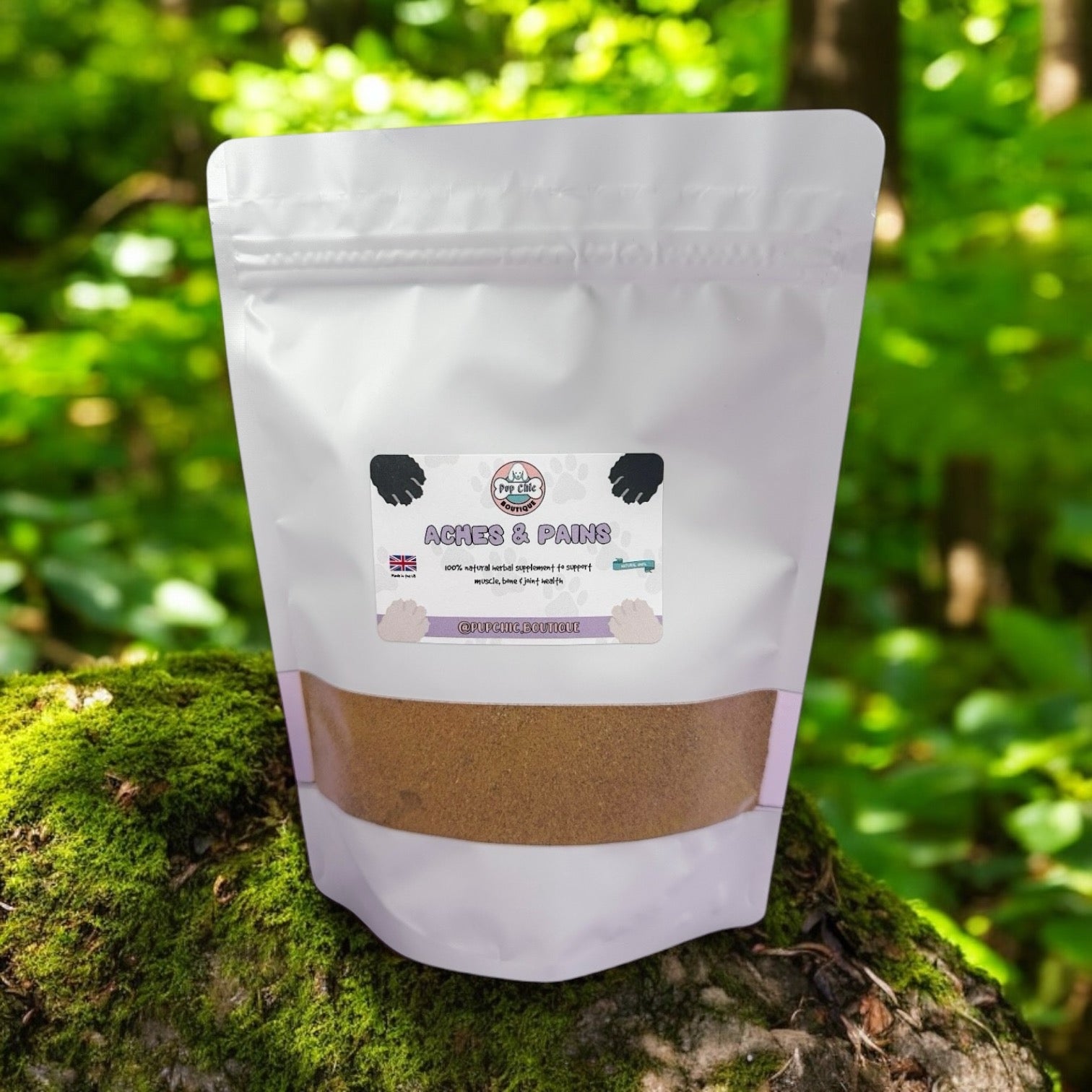 Aches, Pains & Tear Stains Dog Supplement – Natural Relief for Joints & Eyes