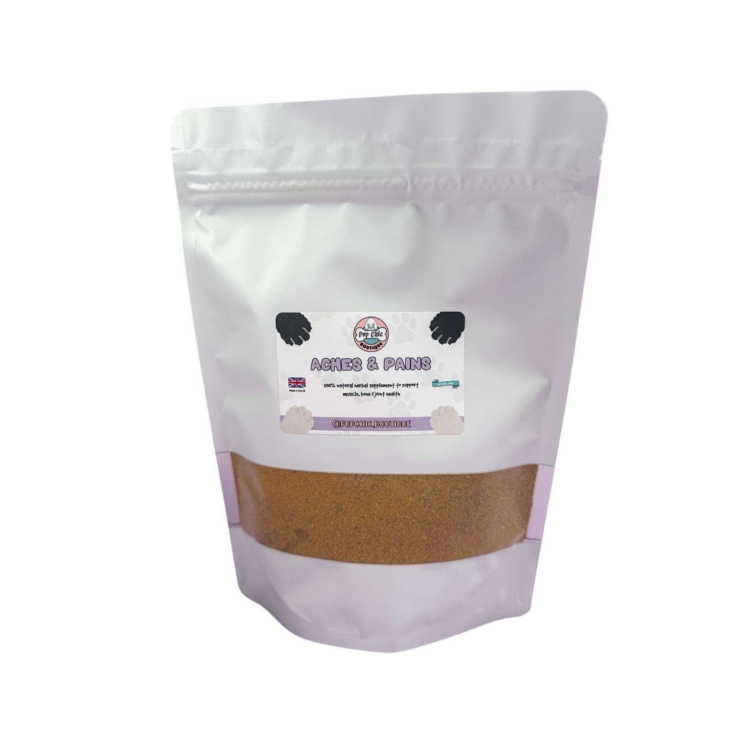 Aches, Pains & Tear Stains Dog Supplement – Natural Relief for Joints & Eyes