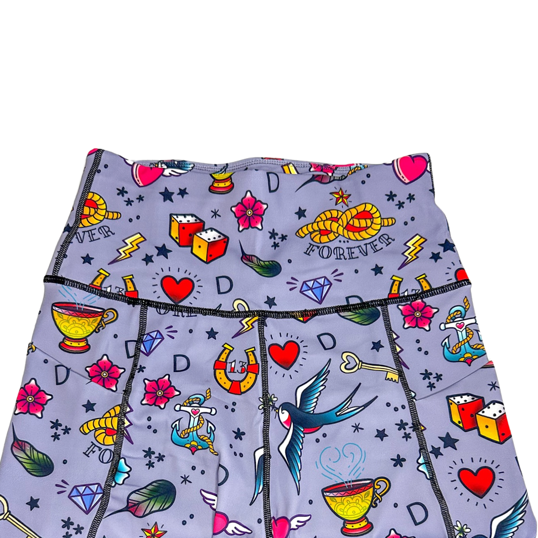 Sample Sale Artful Dogster leggings - wrong print dog matching leggings