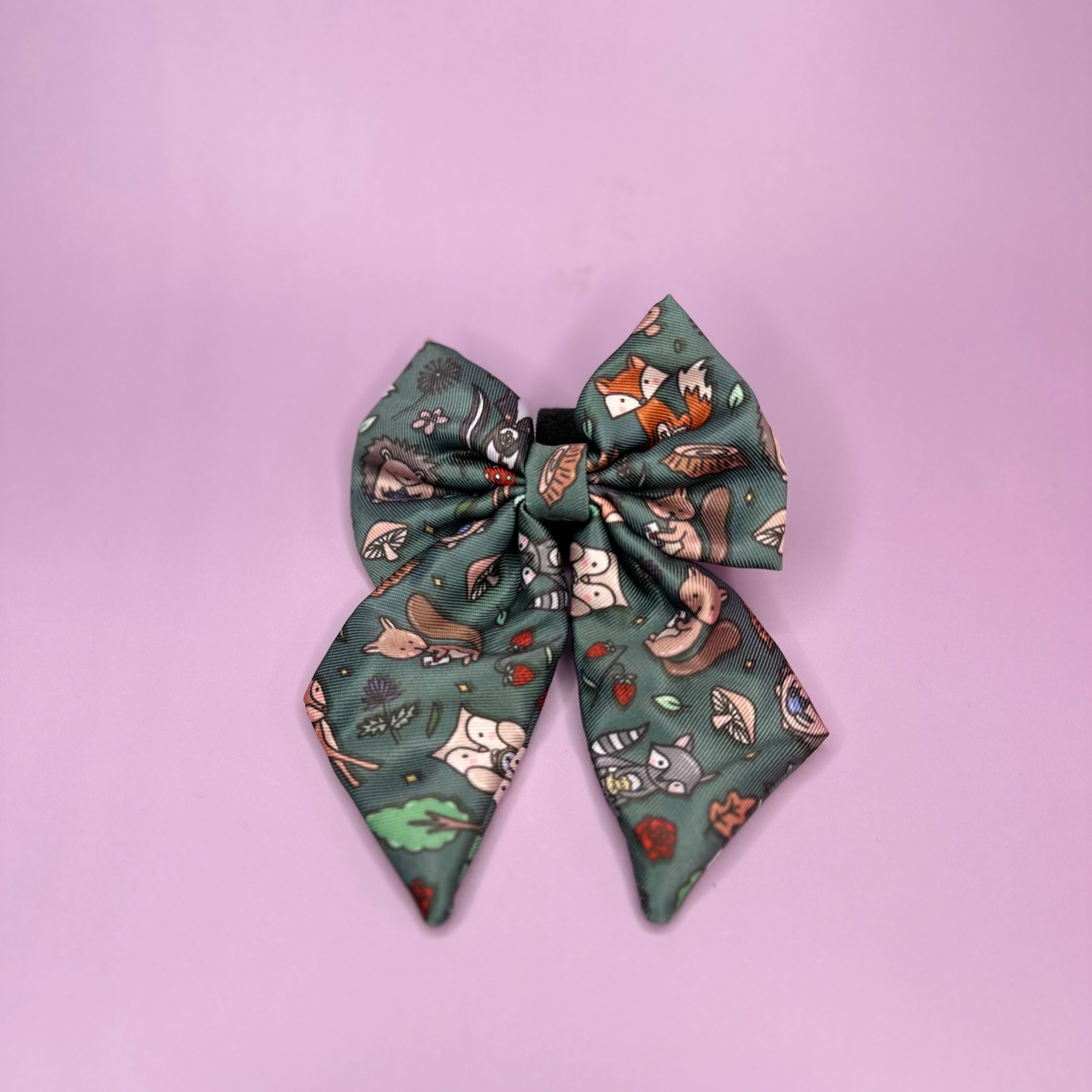Autumn Wonderland Sailor Bow Tie - Pup Chic Boutique