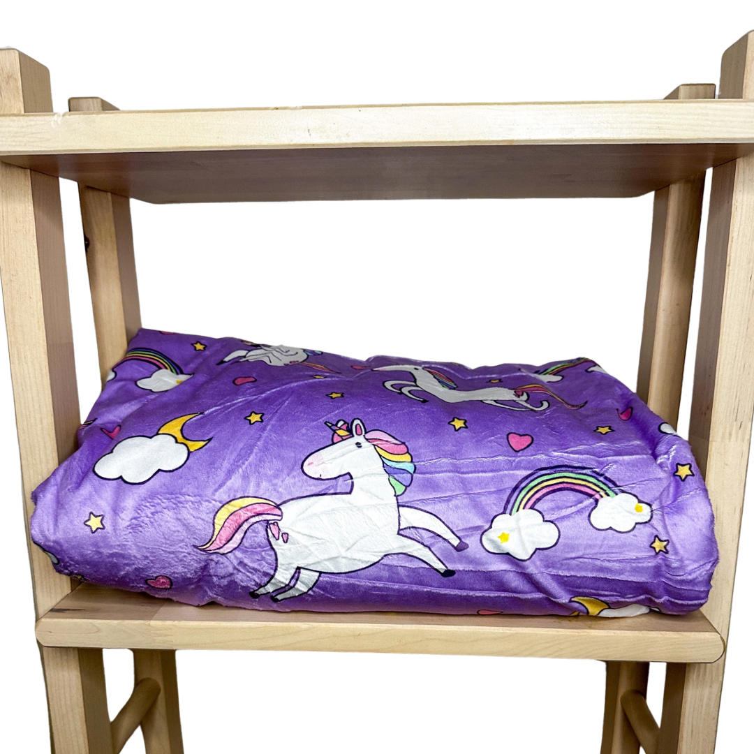 Daydreams and Unicorns blanket LARGE - fleece dog blanket - Pup Chic Boutique