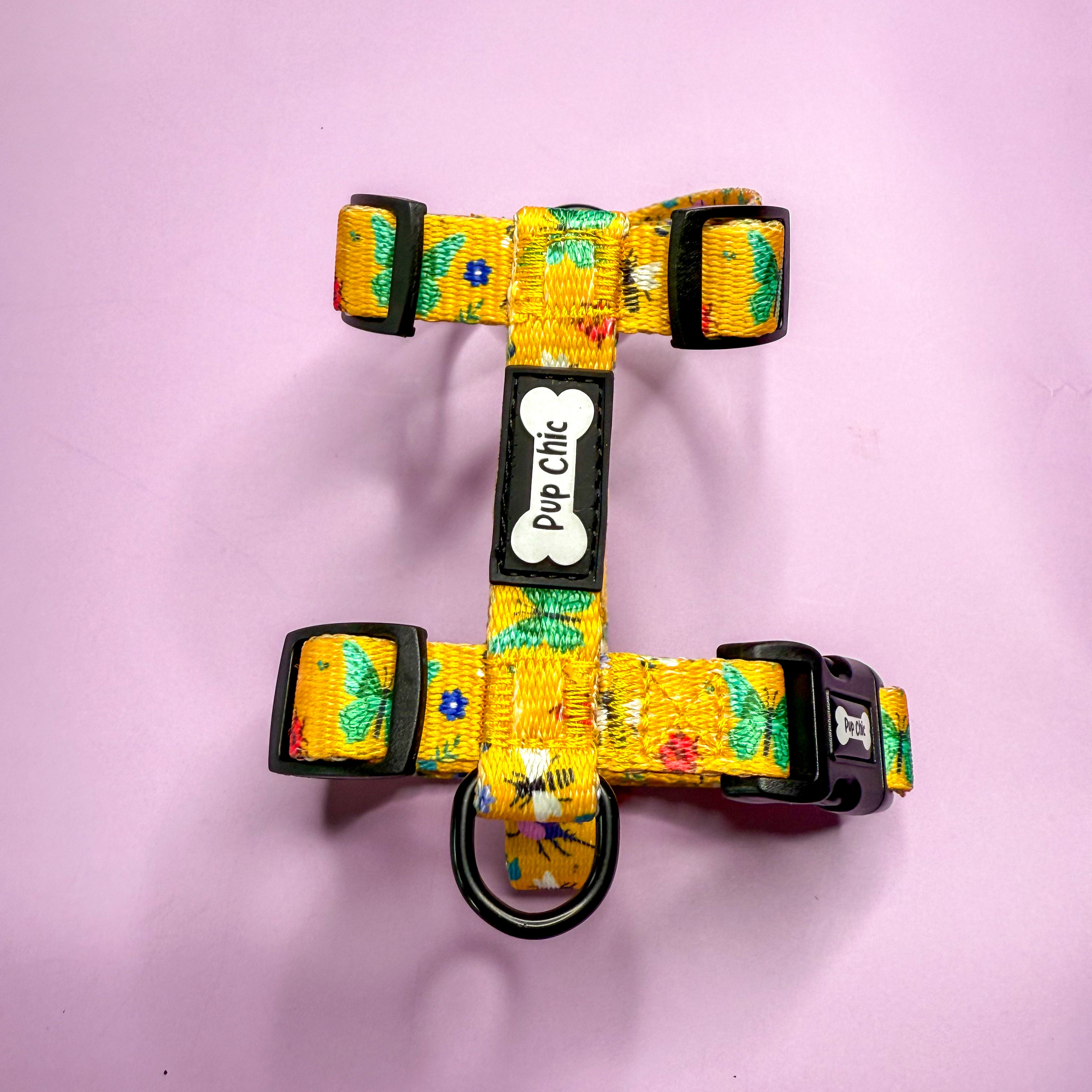 Summer Buzzin’ puppy XXXS strap harness