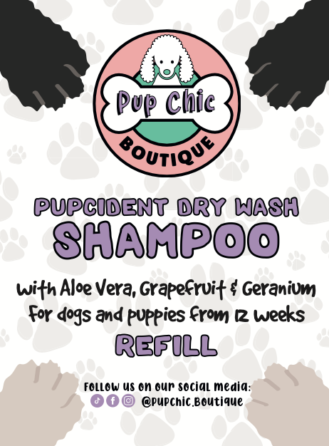 Pupcident dry wash shampoo refill
