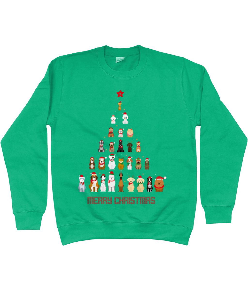 Ultimutt Christmas jumper green
