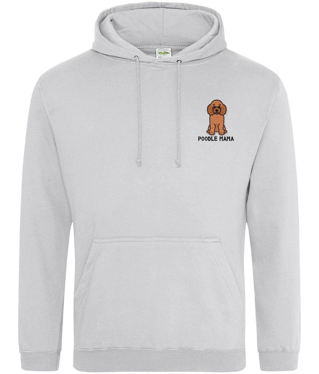Red poodle mama hoodie - Oodles of Poodles - Pup Chic Boutique