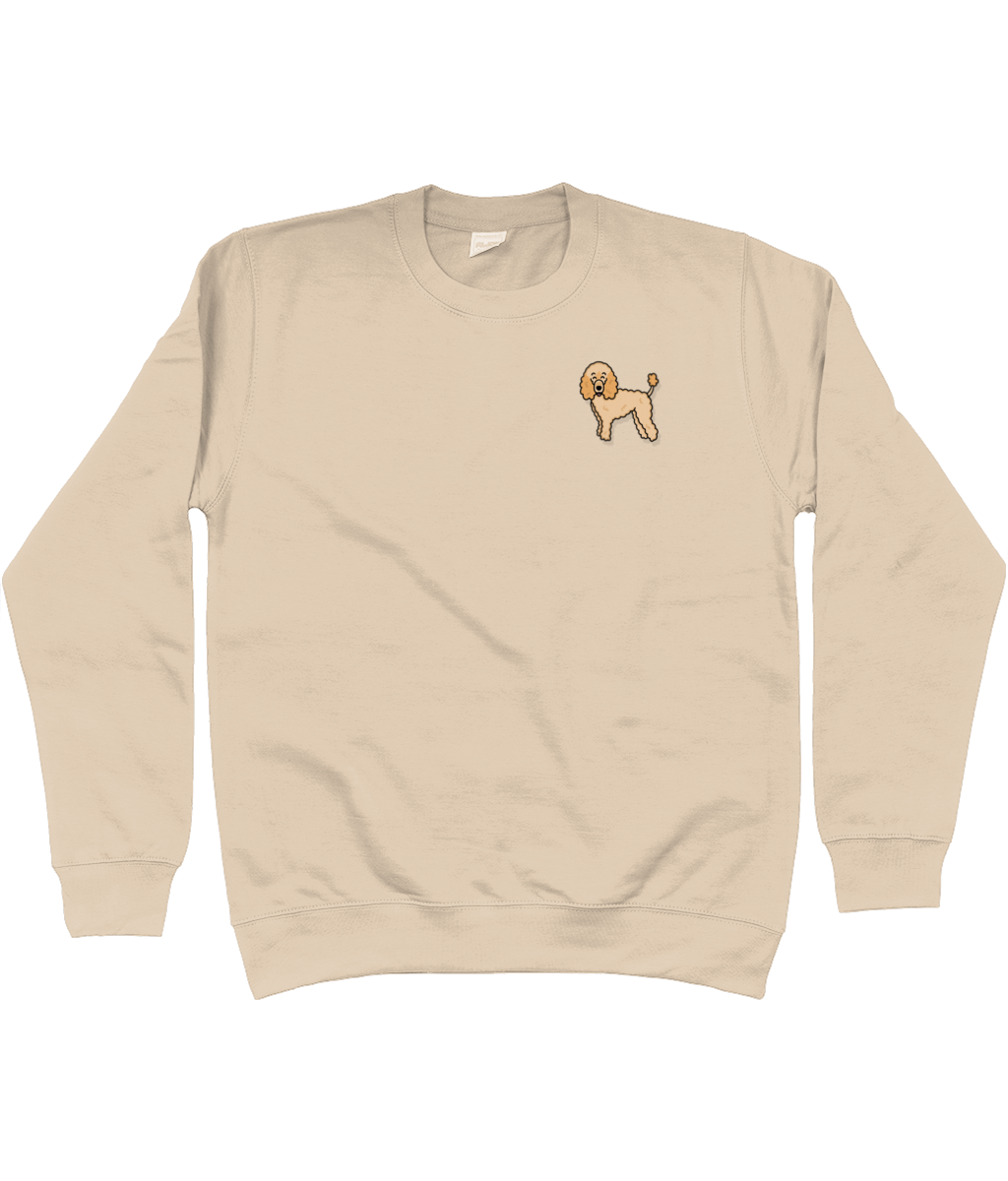 Apricot poodle sweatshirt - Oodles of Poodles