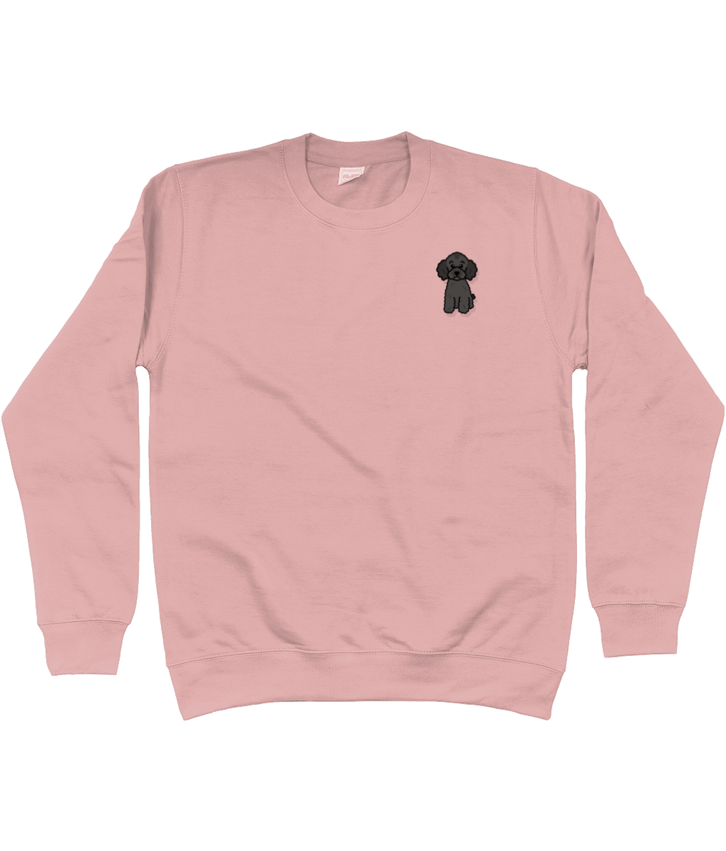 Blue poodle sweatshirt - Oodles of Poodles - Pup Chic Boutique