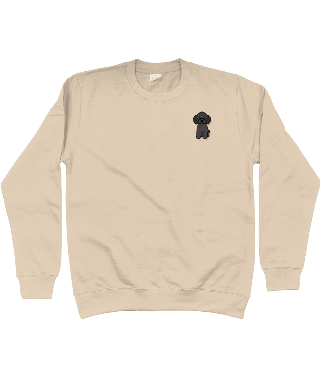 Blue poodle sweatshirt - Oodles of Poodles - Pup Chic Boutique