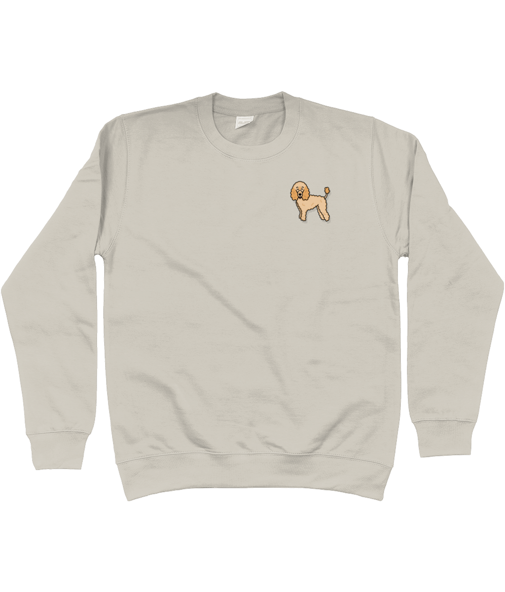 Apricot poodle sweatshirt - Oodles of Poodles