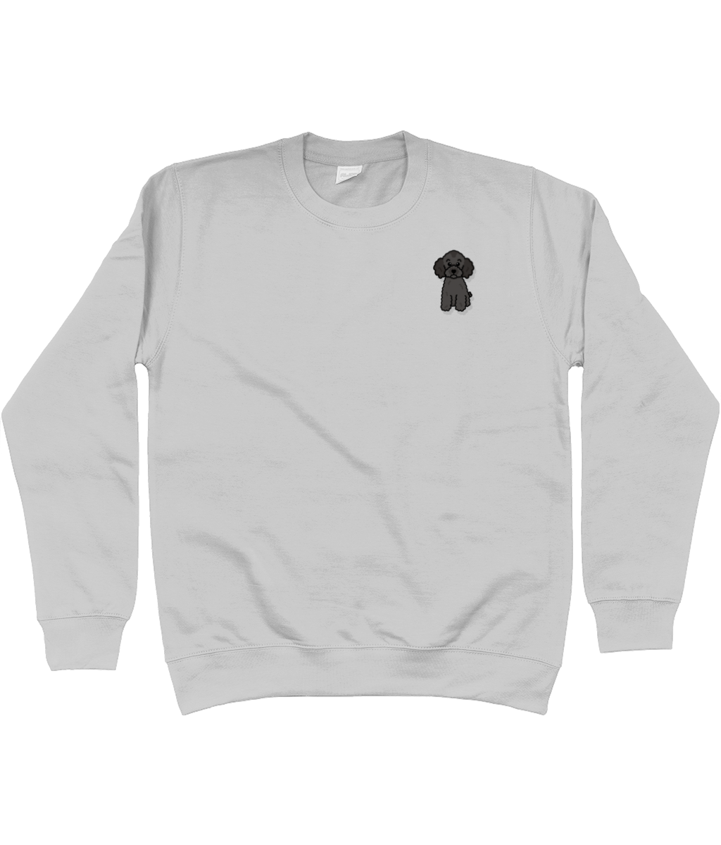 Blue poodle sweatshirt - Oodles of Poodles - Pup Chic Boutique