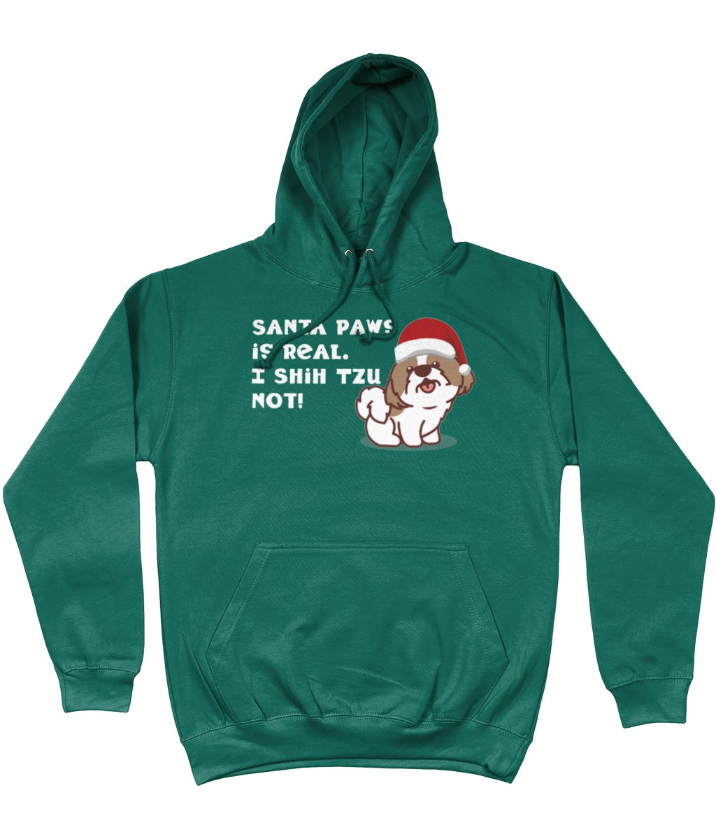 shih tzu christmas hoodie