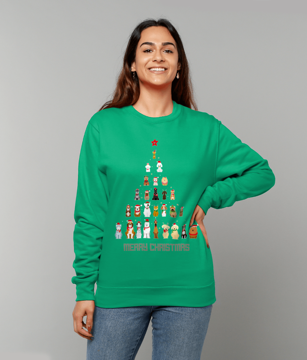 Ultimutt Christmas jumper green