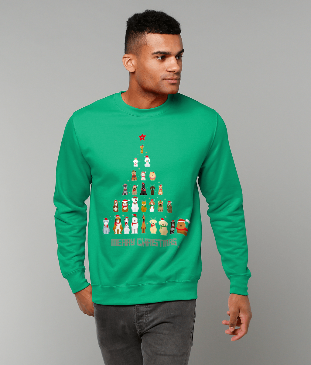 Ultimutt Christmas jumper green