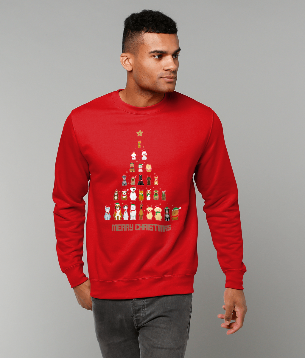 Ultimutt Christmas jumper red