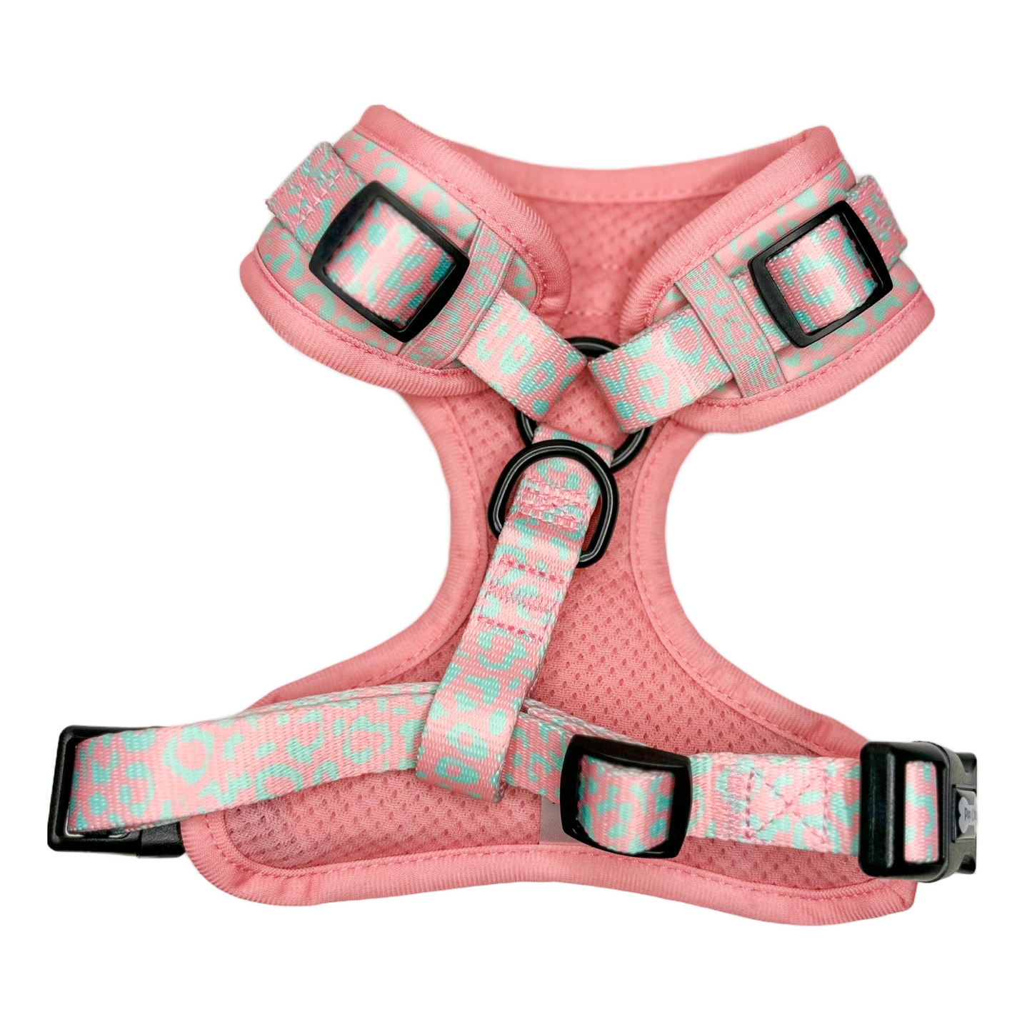 Wild Chic Adjustable Harness - animal print dog harness