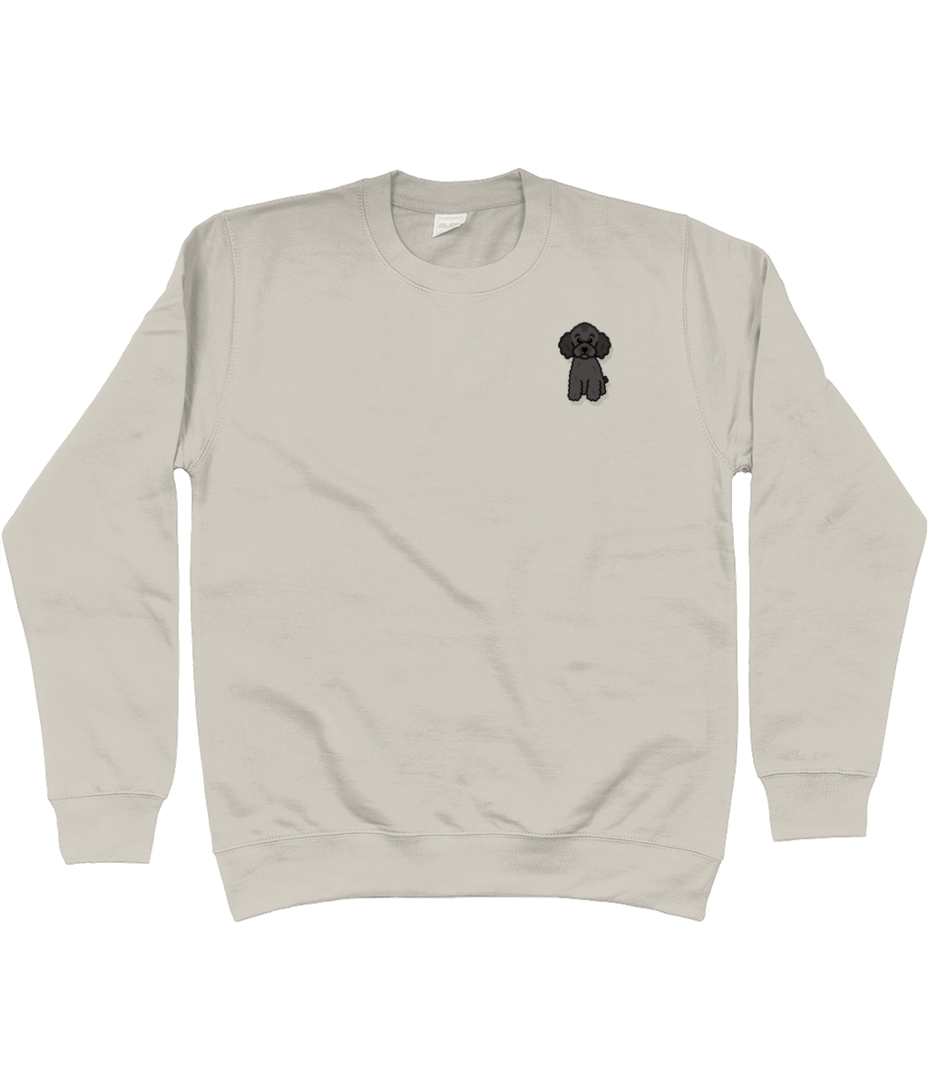 Blue poodle sweatshirt - Oodles of Poodles - Pup Chic Boutique