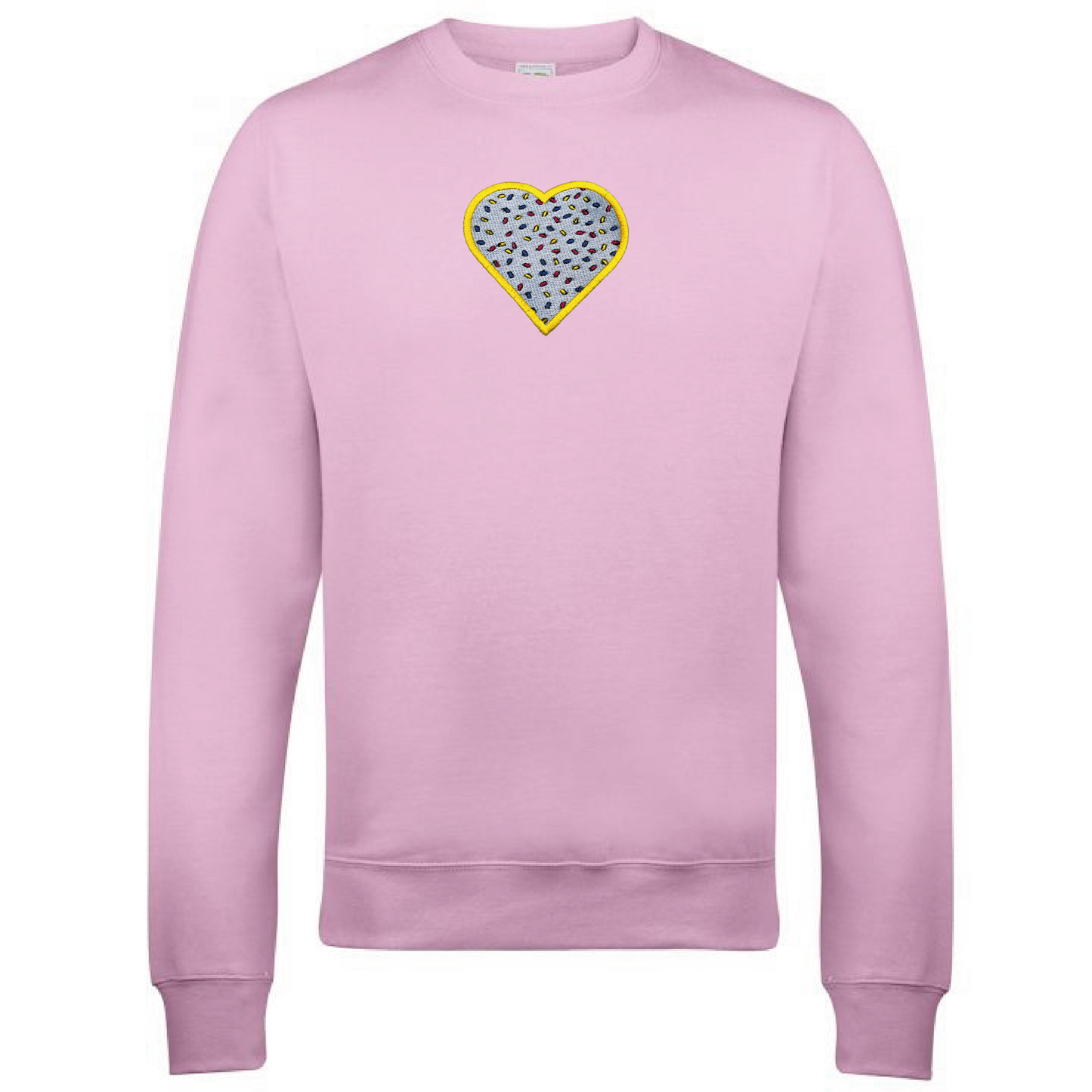 blue sprinkles for days matching embroidered sweater