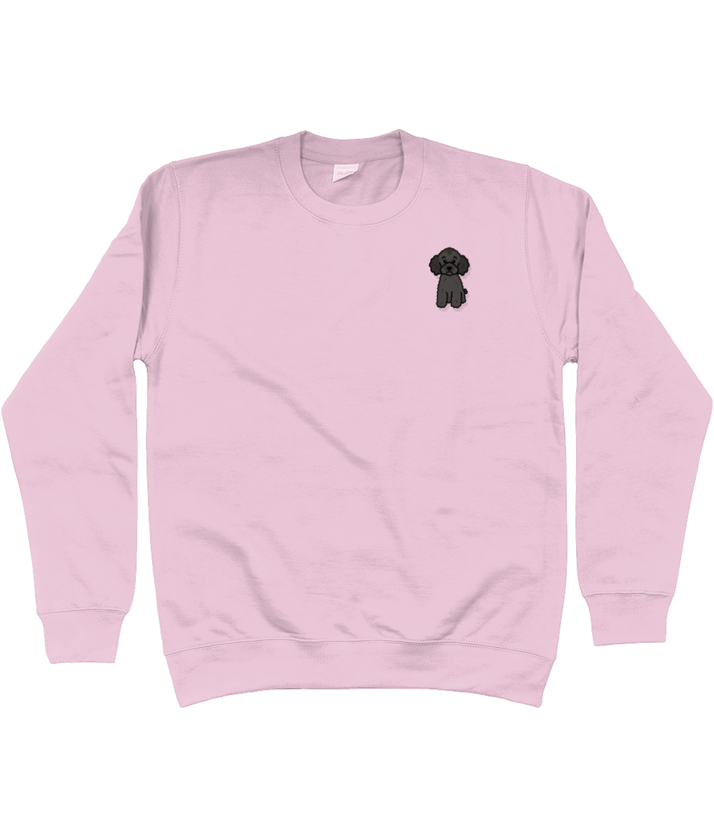 Blue poodle sweatshirt - Oodles of Poodles - Pup Chic Boutique