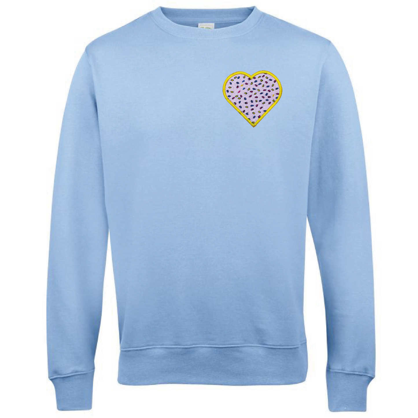 pink sprinkles for days matching embroidered sweater