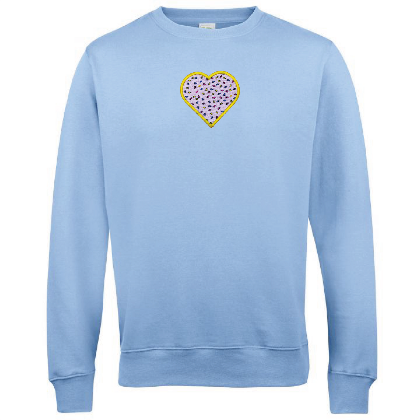 pink sprinkles for days matching embroidered sweater