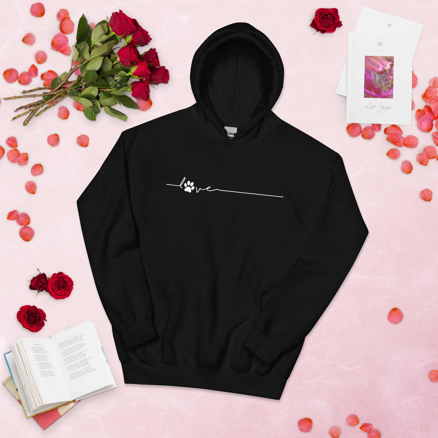 love scripted hoodie