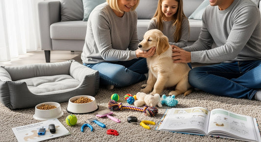 puppy gifts, new puppy owner, family