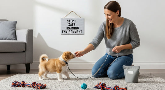puppy recall training home