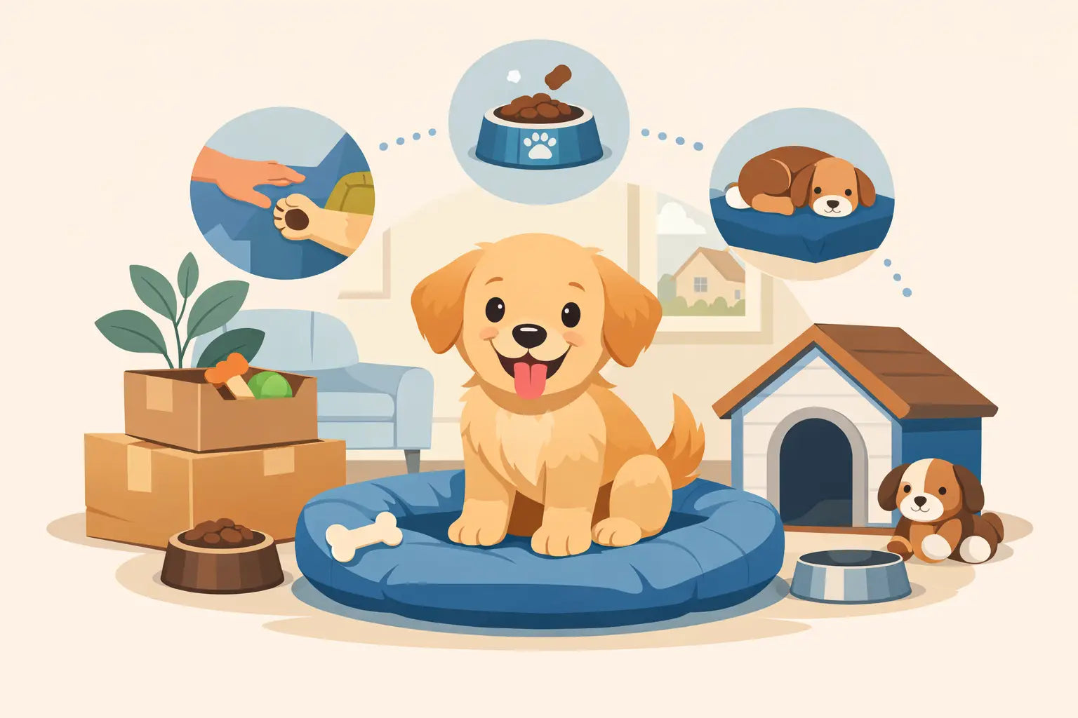 Step by Step Puppy Settling In at Home