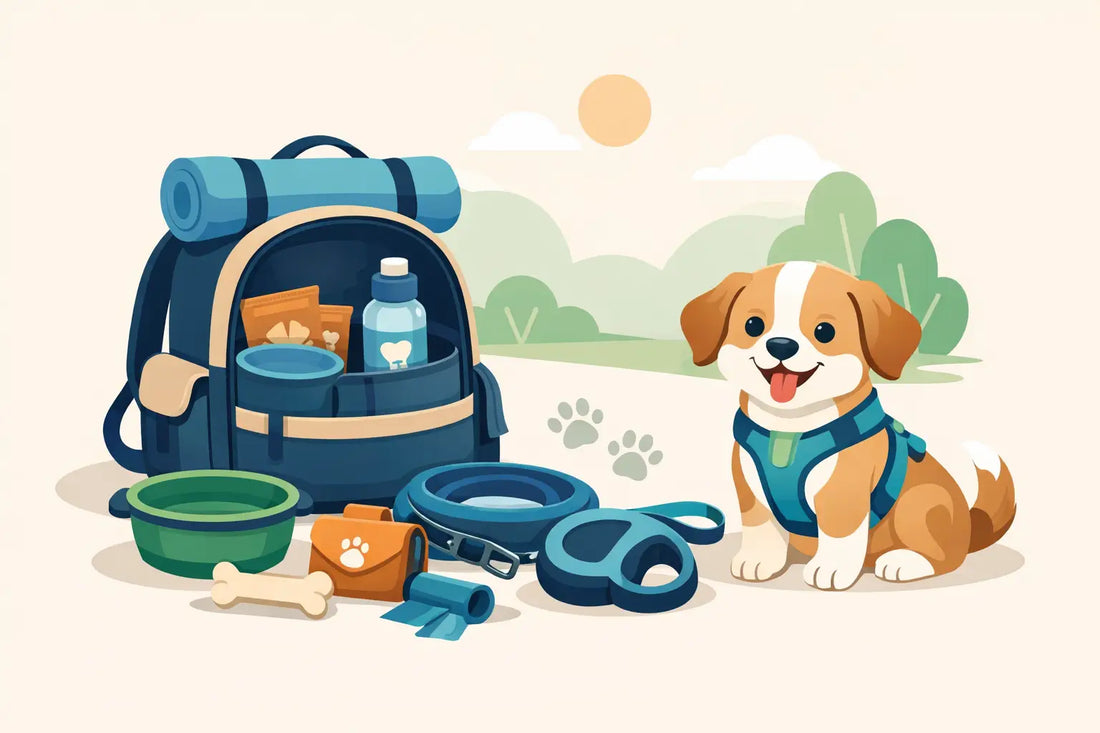 Puppy Walking Bag Packing List for Every Walk