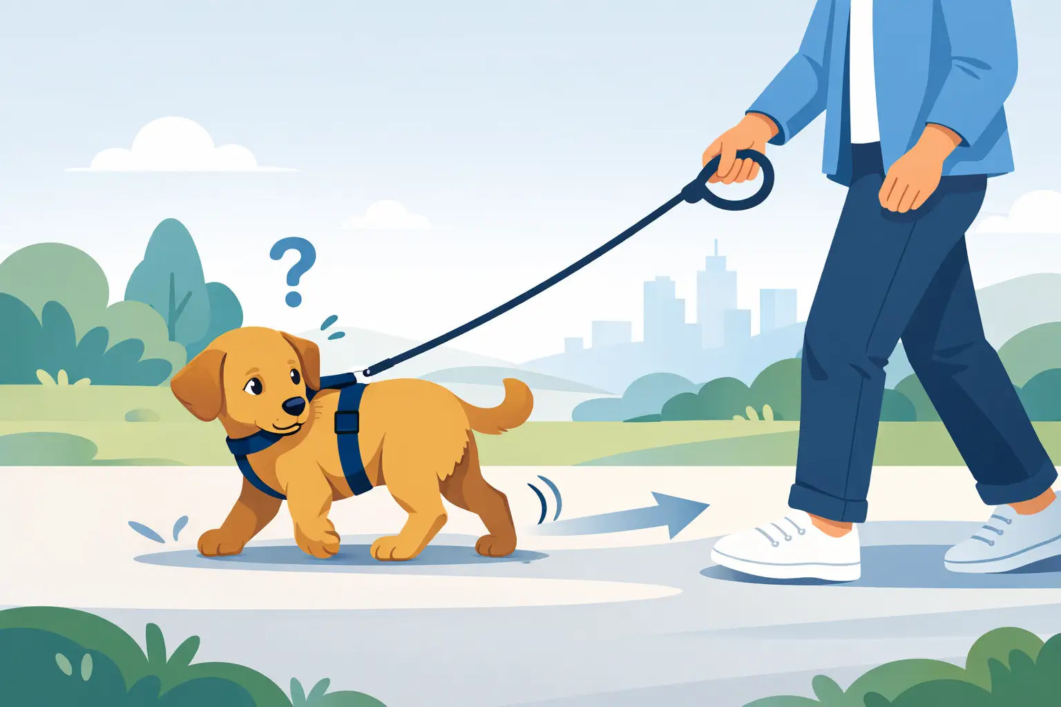 Why Does My Puppy Walk Backwards on a Lead?
