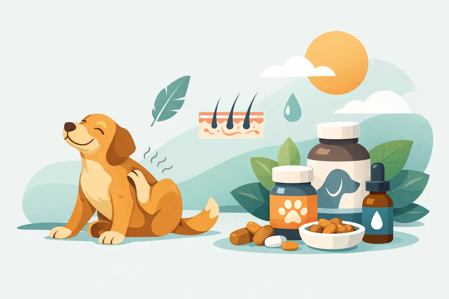 Dog Supplements for Itchy Skin That Help