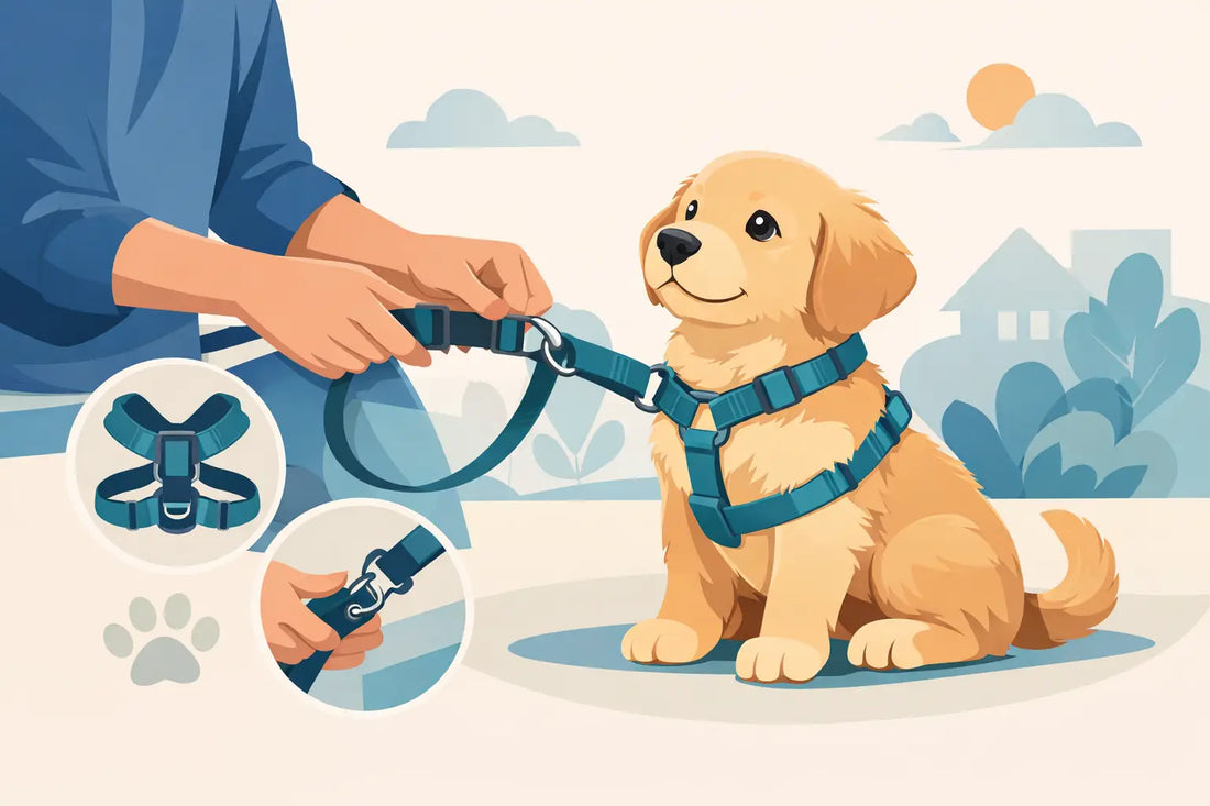 How to Fit Puppy Lead and Harness Right