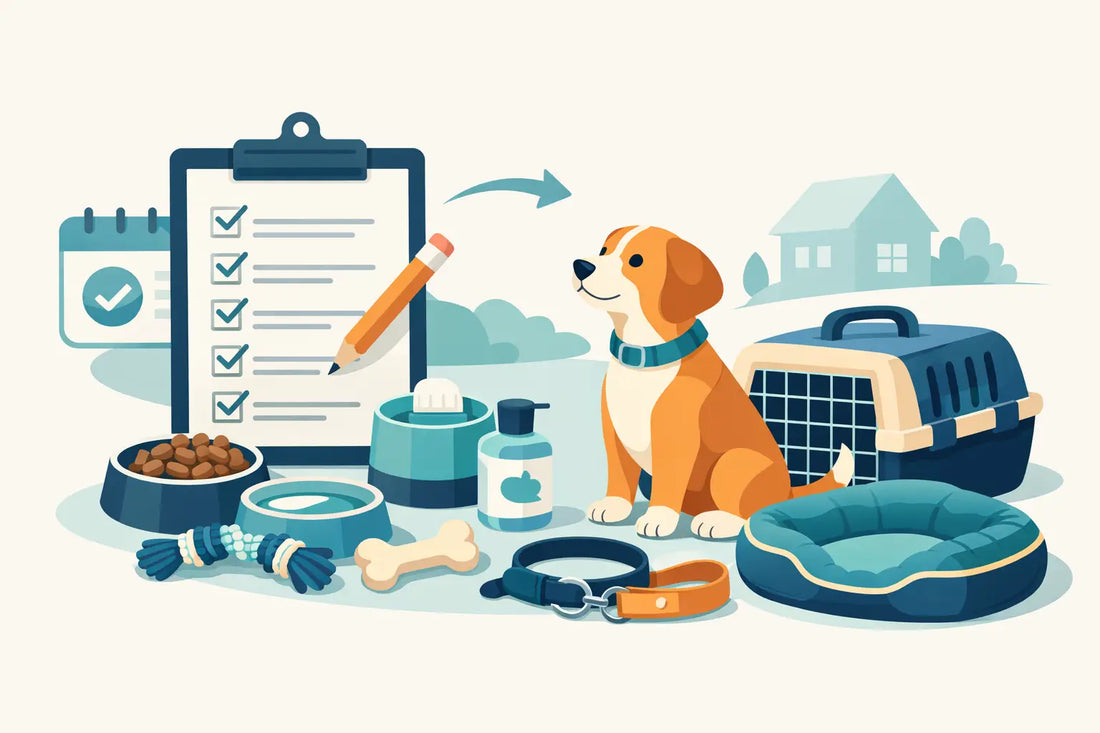 Rescue Dog Shopping Checklist Example for Day One