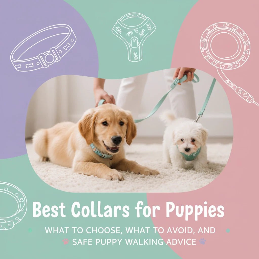 Best Collars for Puppies: What to Choose, What to Avoid, and Safe Puppy Walking Advice - Pup Chic Boutique