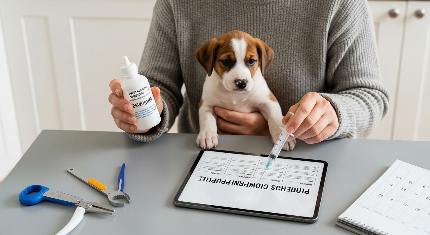 Essential Puppy Worming Schedule & Natural Alternatives for New Owners - Pup Chic Boutique