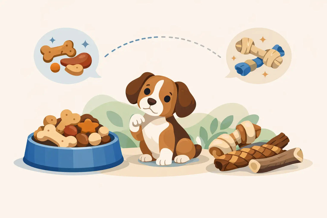 Puppy Treats or Chews? Choose What Suits Them