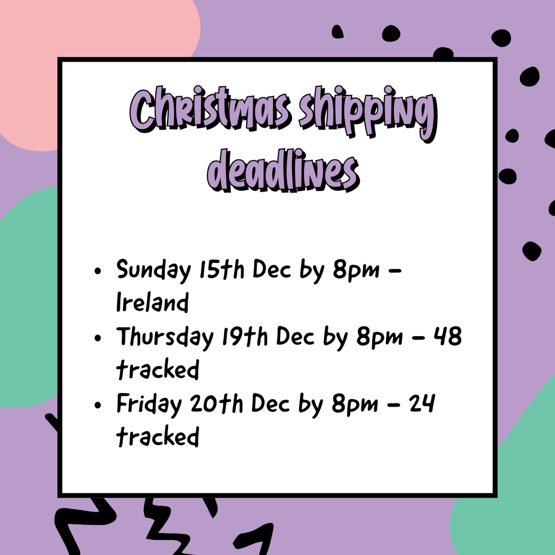 The Ultimate Guide to Christmas Shipping Deadlines for Dog Lovers - Pup Chic Boutique