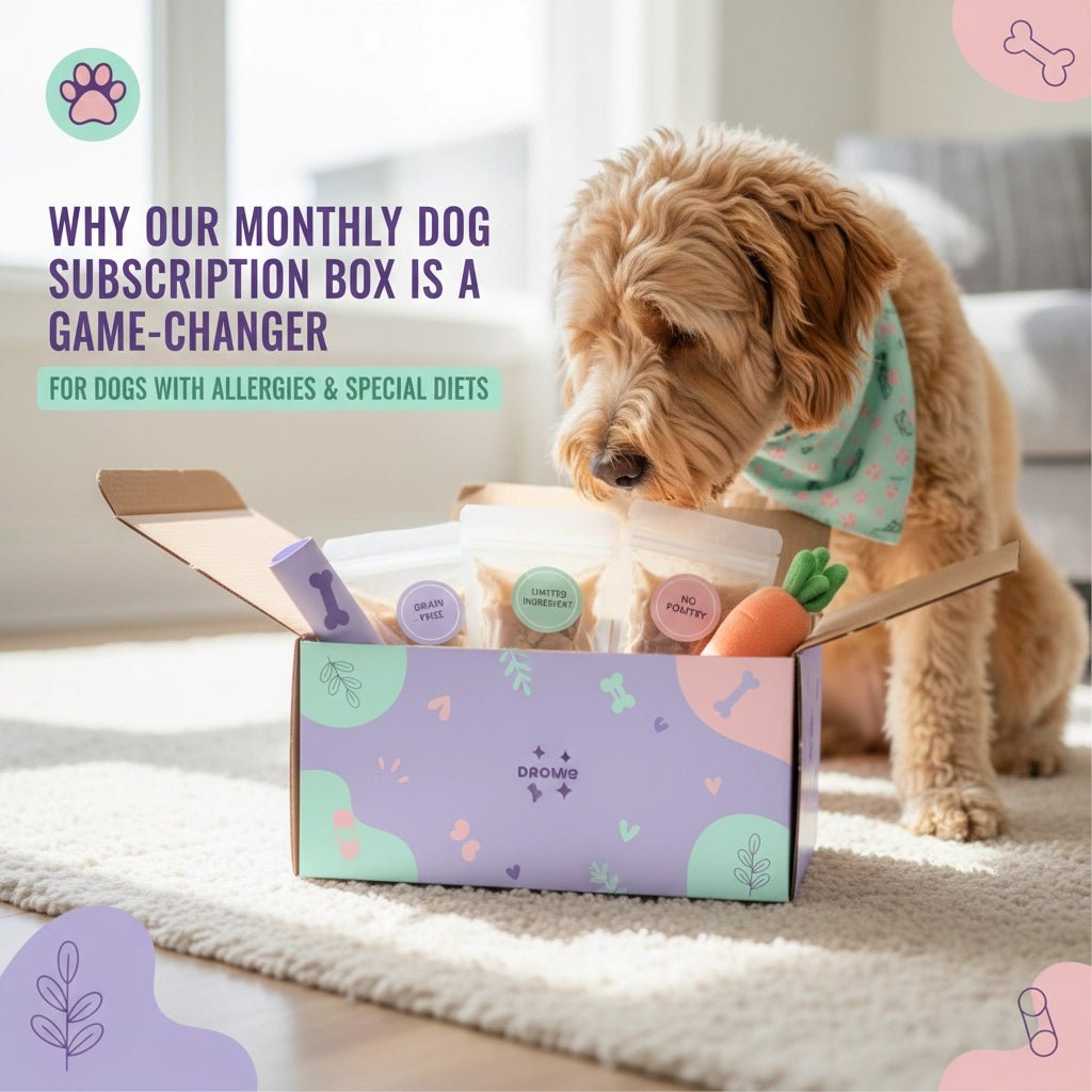 Why Our Monthly Dog Subscription Box is a Game-Changer for Dogs with Allergies &amp; Special Diets - Pup Chic Boutique