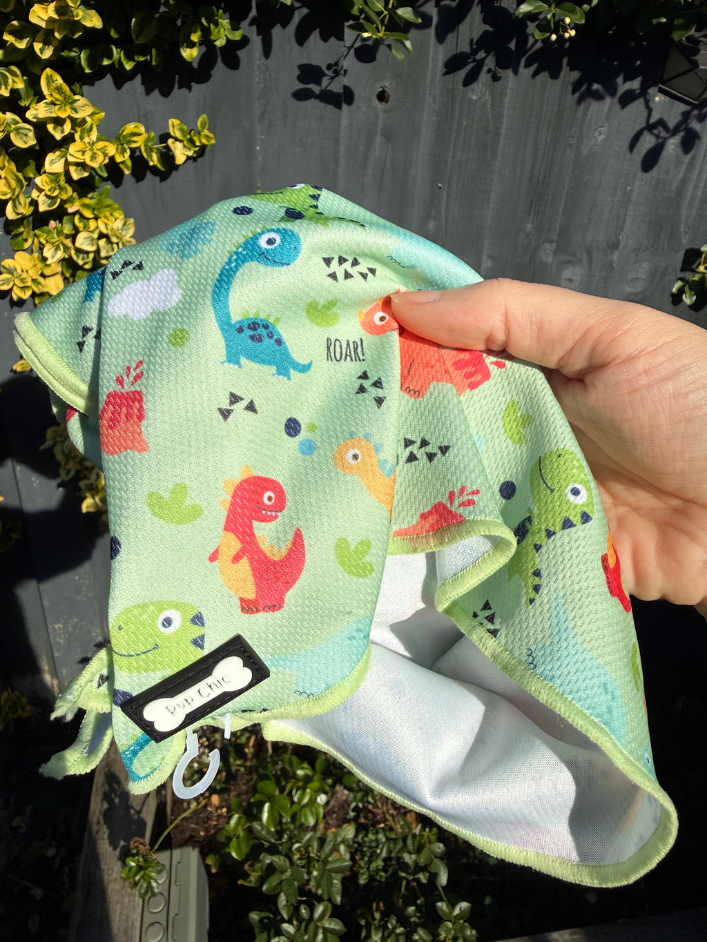PRE-LOVED: Prehistoric Pup Large cooling bandana