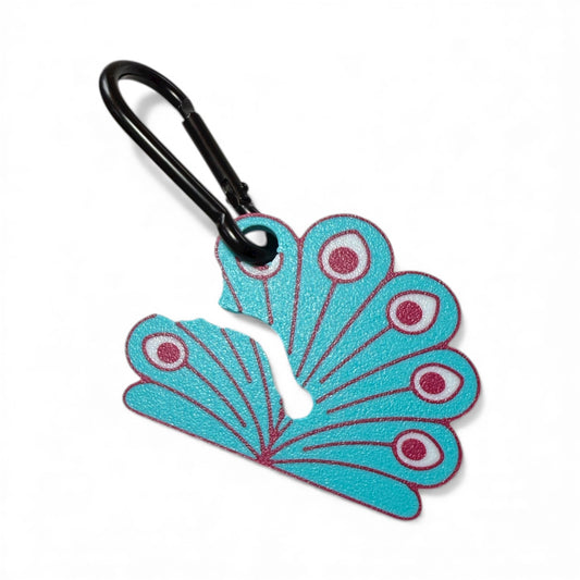 Peacock Pookey - poop bag holder for used bags