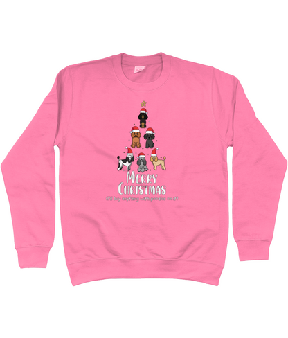 Oodles of Poodles Christmas jumper - Pup Chic Boutique