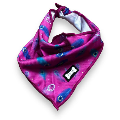 Peacock Power Cooling Bandana - Pup Chic Boutique