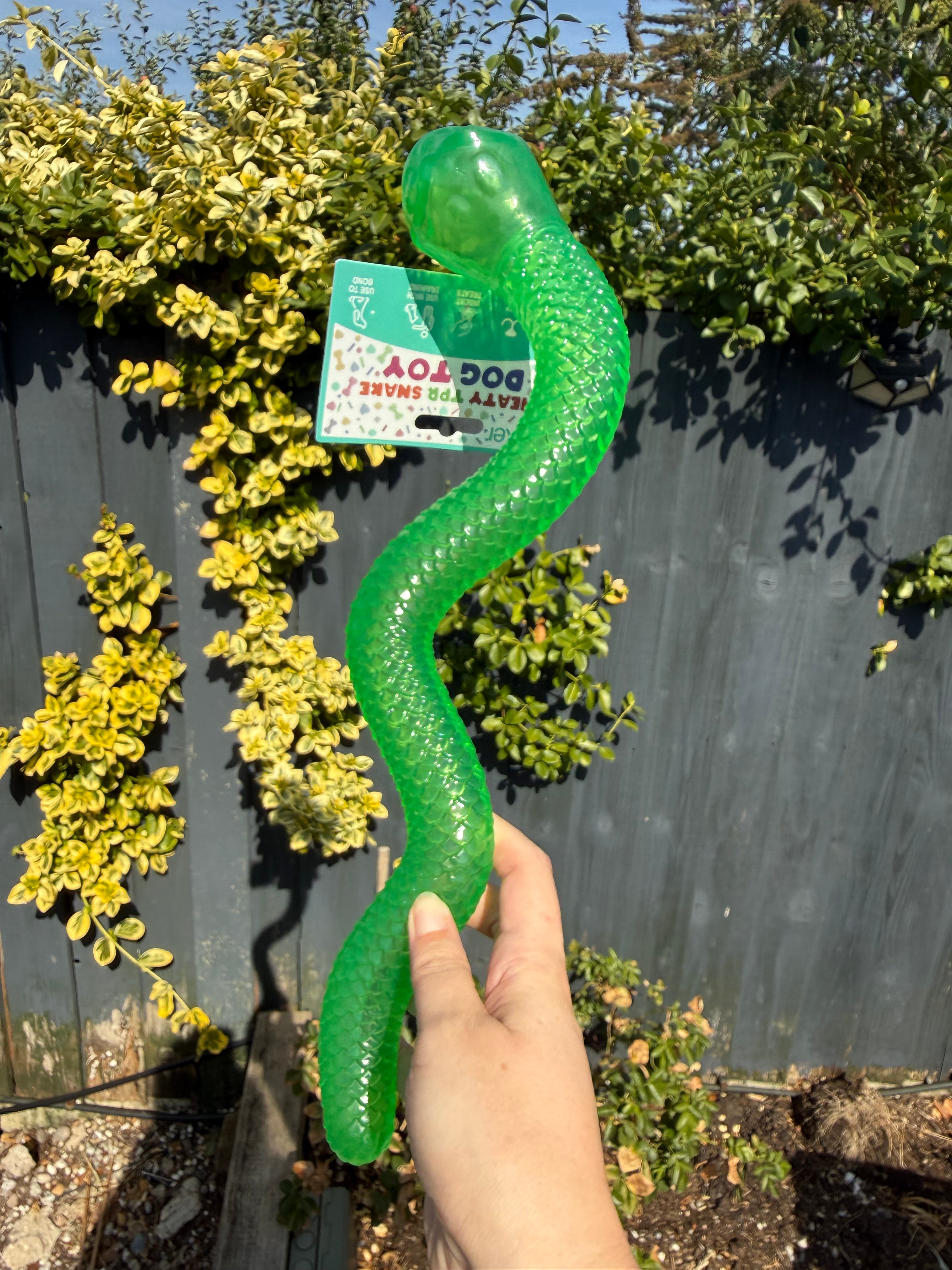 Meaty TPR Snuffle Snake dog toy (40cm)