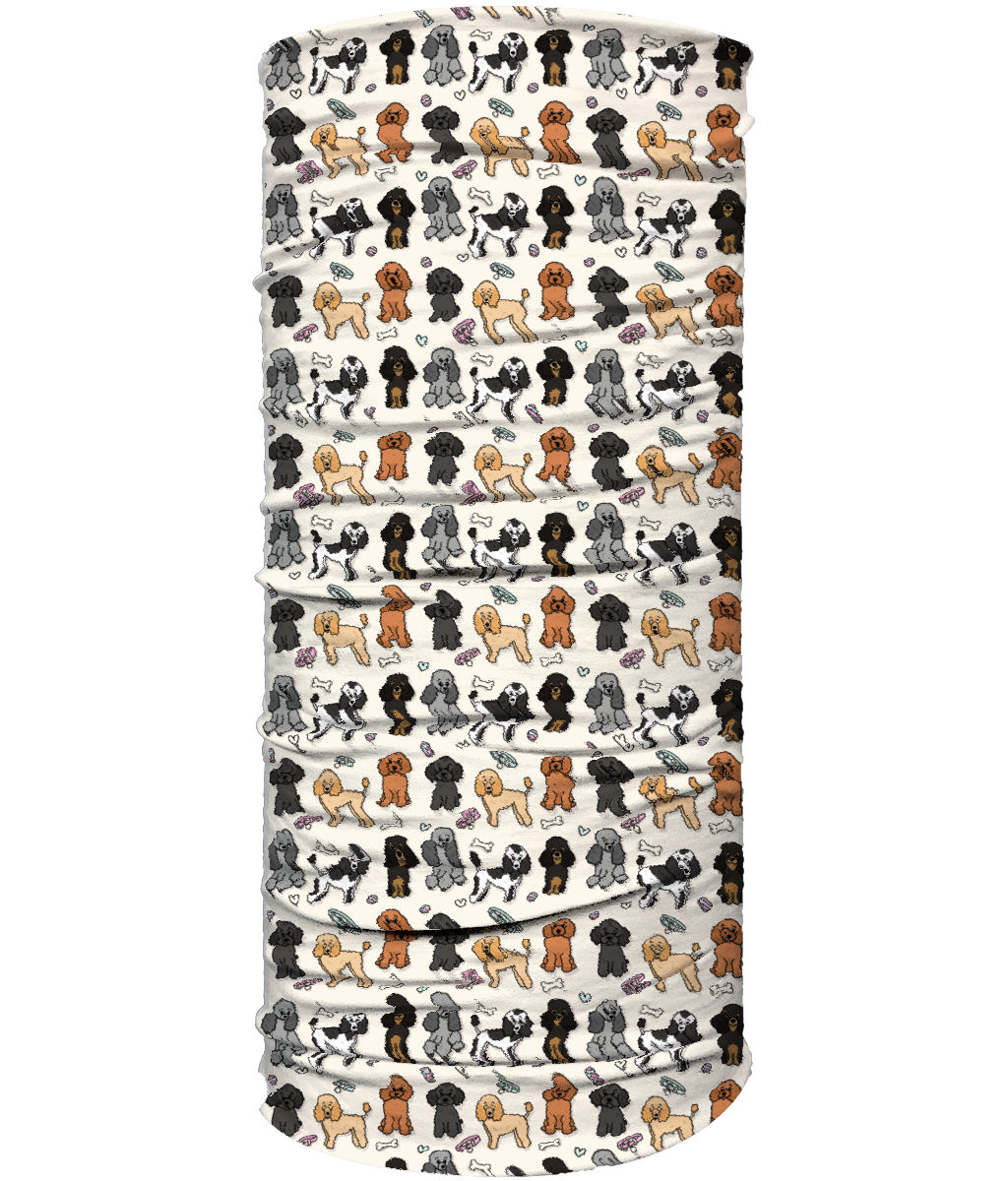 Oodles of Poodles morf - face covering and headband - Pup Chic Boutique
