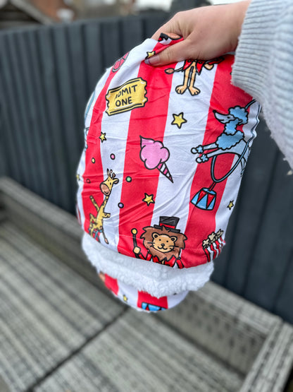 Circus Chic dog blankets - fleece dog blanket - two sizes - Pup Chic Boutique