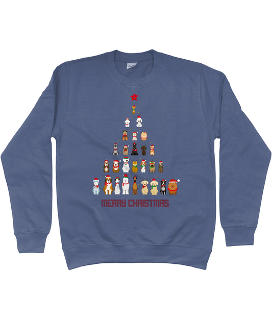 Ultimutt Christmas jumper blue