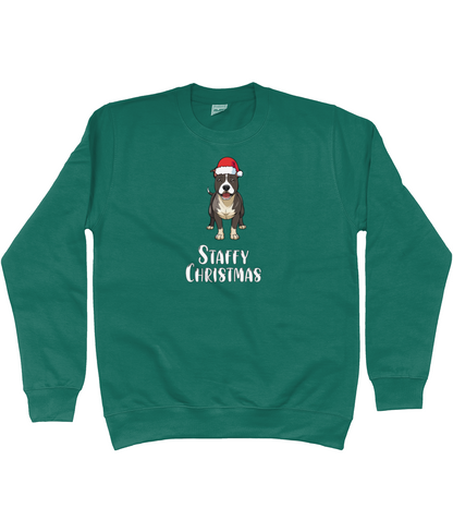 Staffy Christmas Jumper - Pup Chic Boutique