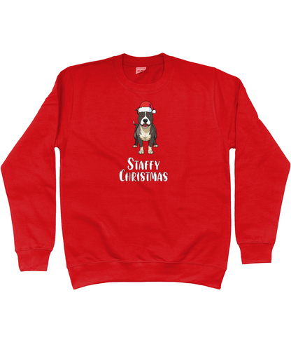 Staffy Christmas Jumper - Pup Chic Boutique